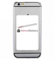 Porte Carte adhésif pour smartphone I love History