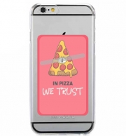 Porte Carte adhésif pour smartphone iN Pizza we Trust