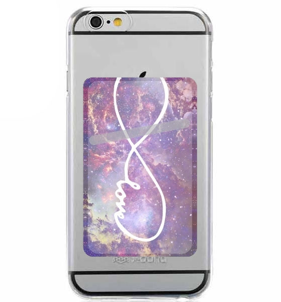 Porte Carte adhésif pour smartphone Infinity Love Galaxy