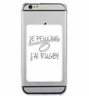 Porte Carte adhésif pour smartphone Je peux pas j'ai rugby