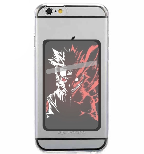 Porte Carte adhésif pour smartphone Kyubi x Naruto Angry