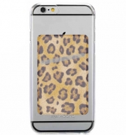 Porte Carte adhésif pour smartphone Leopard