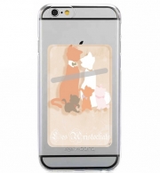Porte Carte adhésif pour smartphone Les aristochats minimalist art
