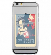 Porte Carte adhésif pour smartphone Levy et Gajeel Fairy Love