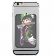 Porte Carte adhésif pour smartphone Luigi Mansion Fan Art