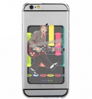 Porte Carte adhésif pour smartphone Marty McFly plays Guitar Hero