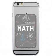 Porte Carte adhésif pour smartphone Mathematics background