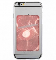 Porte Carte adhésif pour smartphone Meat Lover