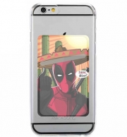 Porte Carte adhésif pour smartphone Mexican Deadpool
