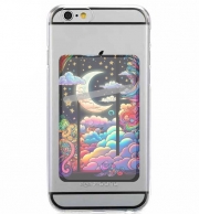 Porte Carte adhésif pour smartphone Moon Crystal