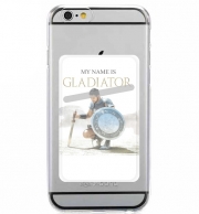 Porte Carte adhésif pour smartphone My name is gladiator