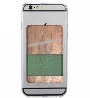 Porte Carte adhésif pour smartphone Natural Wooden Wood Oak