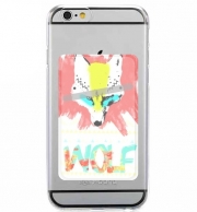 Porte Carte adhésif pour smartphone Nika Wolf