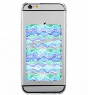 Porte Carte adhésif pour smartphone Ocean Pattern