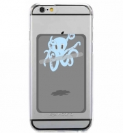 Porte Carte adhésif pour smartphone octopus Blue cartoon