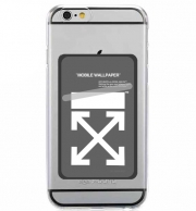 Porte Carte adhésif pour smartphone Off White