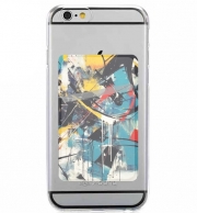 Porte Carte adhésif pour smartphone Painting Abstract V4