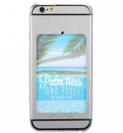 Porte Carte adhésif pour smartphone Palm Trees