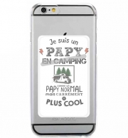 Porte Carte adhésif pour smartphone Papy en camping car