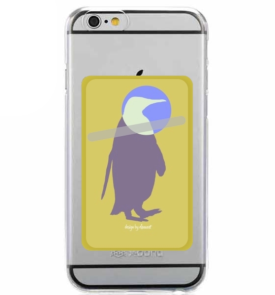 Porte Carte adhésif pour smartphone Penguin