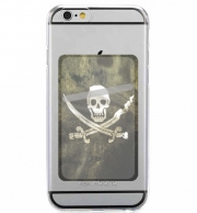 Porte Carte adhésif pour smartphone Pirate - Tete De Mort
