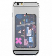 Porte Carte adhésif pour smartphone Pixel Retro Gamer