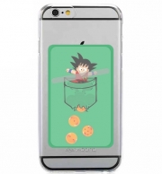 Porte Carte adhésif pour smartphone Pocket Collection: Goku Dragon Balls