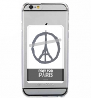 Porte Carte adhésif pour smartphone Pray For Paris - Tour Eiffel