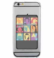 Porte Carte adhésif pour smartphone Princess pop