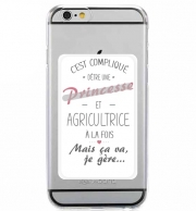 Porte Carte adhésif pour smartphone Princesse et agricultrice