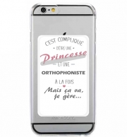 Porte Carte adhésif pour smartphone Princesse et orthophoniste