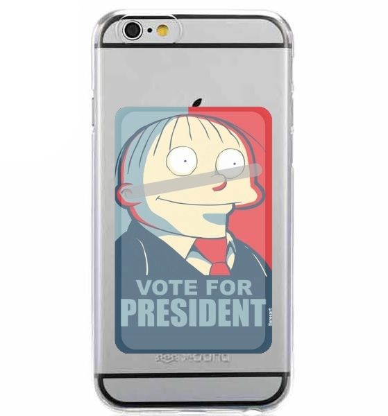 Porte Carte adhésif pour smartphone ralph wiggum vote for president