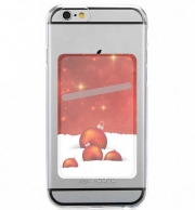 Porte Carte adhésif pour smartphone Red Christmas