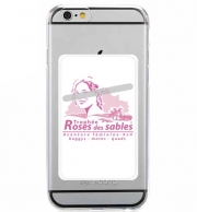 Porte Carte adhésif pour smartphone Rose des sables