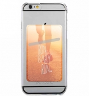 Porte Carte adhésif pour smartphone Run Baby Run
