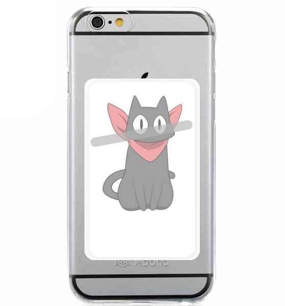 Porte Carte adhésif pour smartphone Sakamoto Funny cat