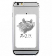 Porte Carte adhésif pour smartphone Sanglier French Gaulois