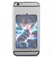 Porte Carte adhésif pour smartphone Sasuke Sharingan Rinnegan Amaterasu Fan Art