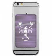 Porte Carte adhésif pour smartphone Scorpion - Signe du Zodiaque