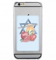 Porte Carte adhésif pour smartphone Shana tova Honey Fruits Card