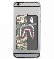 Porte Carte adhésif pour smartphone Shark Bape Camo Military Bicolor