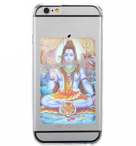 Porte Carte adhésif pour smartphone Shiva God