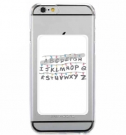 Porte Carte adhésif pour smartphone Stranger Things Guirlande Alphabet Inspiration