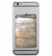 Porte Carte adhésif pour smartphone Rayons de soleil en foret brumeuse mystique