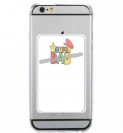Porte Carte adhésif pour smartphone Super Dad Mario humour
