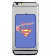 Porte Carte adhésif pour smartphone Super Maman