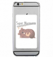 Porte Carte adhésif pour smartphone Super marmotte