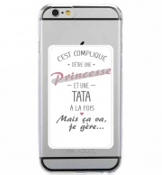 Porte Carte adhésif pour smartphone Tata et Princesse