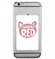 Porte Carte adhésif pour smartphone Alerte rouge panda roux