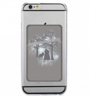 Porte Carte adhésif pour smartphone Wolf Snow